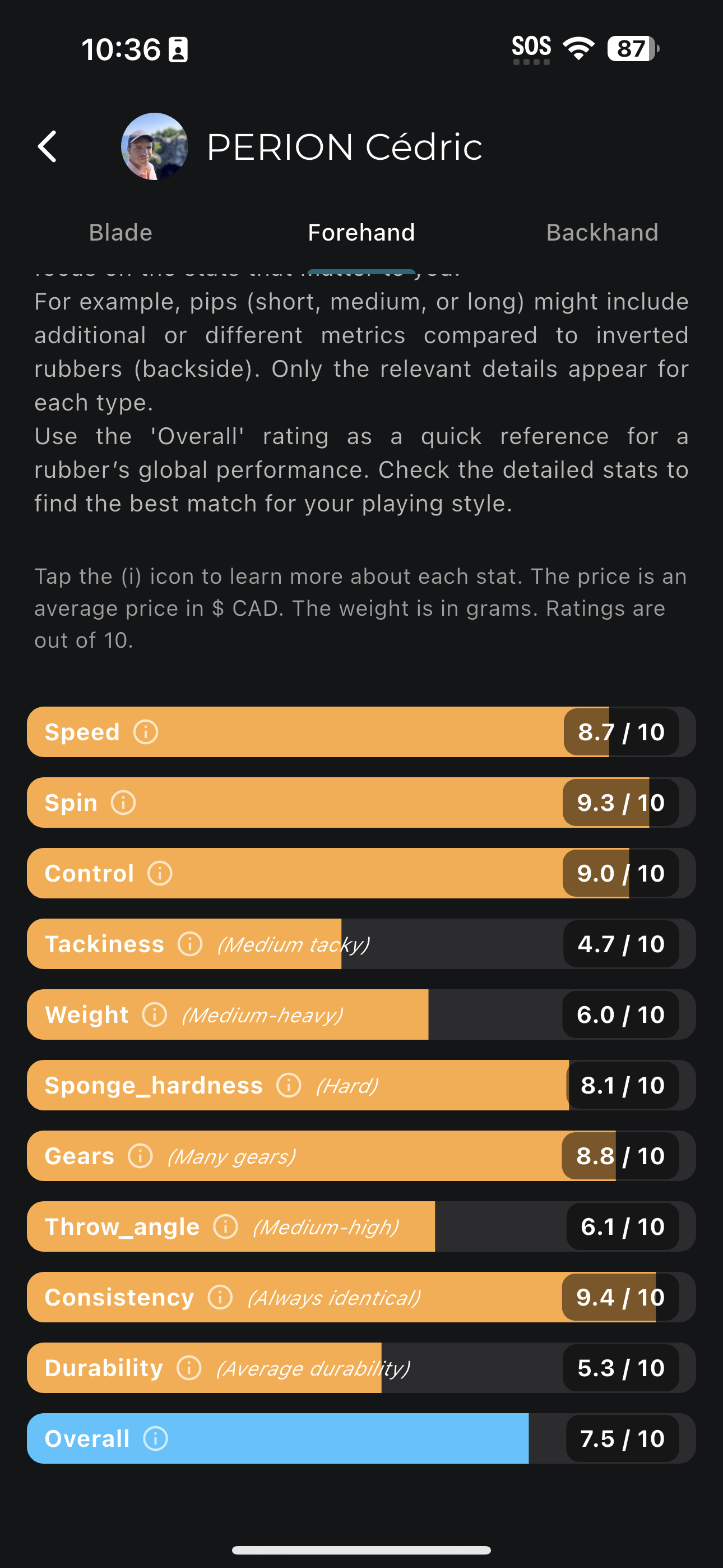 Ping2Go app screen 6