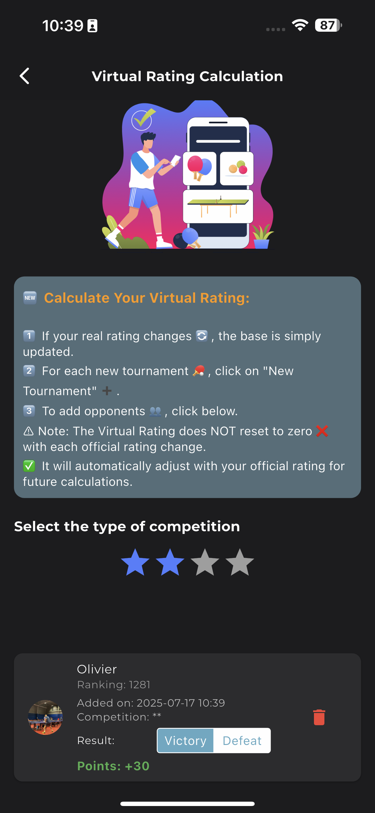 Ping2Go app screen 9